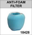 Anti-foam filter